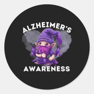 Heimerheimer S Awareness Gnomes Heimerheimer Gnome Runder Aufkleber