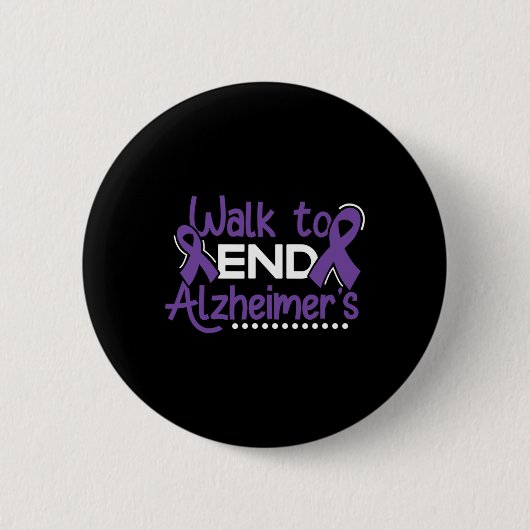 Heimerheimer Walk Dementia Warrior Lila Band A Button (Vorderseite)