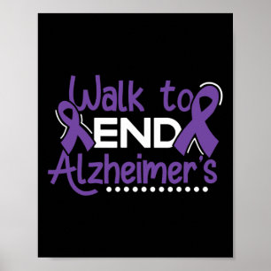 Heimerheimer Walk Demenz Krieger Lila Band A Poster