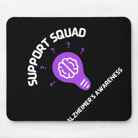Heimerheimer's Awareness A Messy Bun Heimerheimer Mousepad (Vorne)