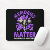 Heimerheimer's Awareness Erinnerungen Problem Lila Mousepad (Mit Mouse)