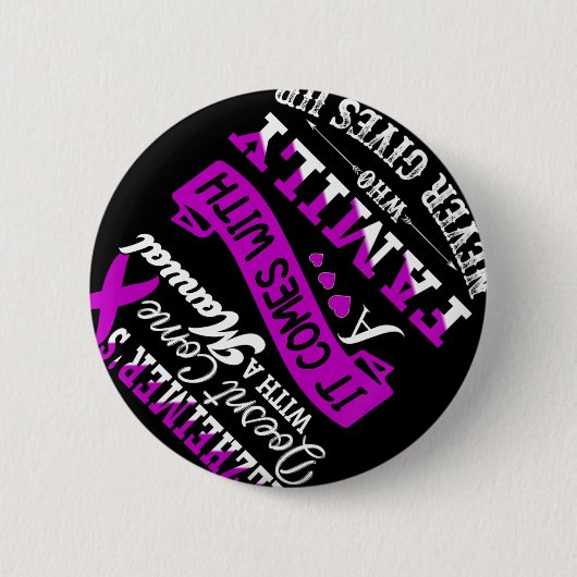 Heimerheimer's Awareness Family Support Heimerheim Button (Vorderseite)