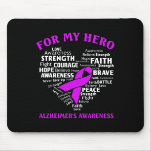 Heimerheimer's Awareness for My Hero Ribbon Heart Mousepad
