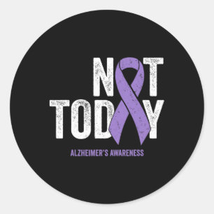 Heimerheimers Awareness Ribbon heute nicht Heimer Runder Aufkleber