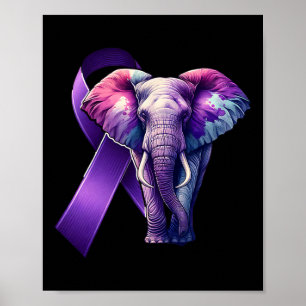 Heimerheimer's Awareness Support Lila Niedlichen E Poster