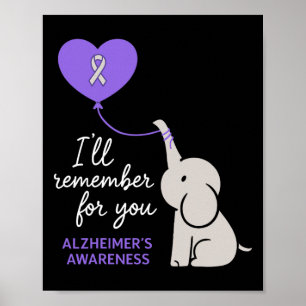 Heimerheimers Bewusstsein Purpur Elefant Ich Werde Poster