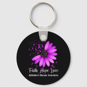 "Heimerheimer's Disease Awareness Faith Hope Liebe Schlüsselanhänger