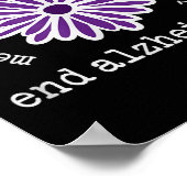 Heimers Awareness Erinnerungen sind es wert, für Poster (Ecke)