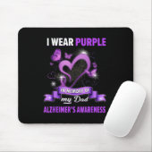 Heimers Awareness Ich trage Lila in Erinnerung an Mousepad (Mit Mouse)