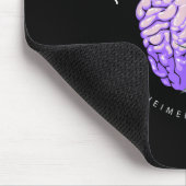 Heimers Awareness Ich werde für Sie Gehirn Mousepad (Ecke)