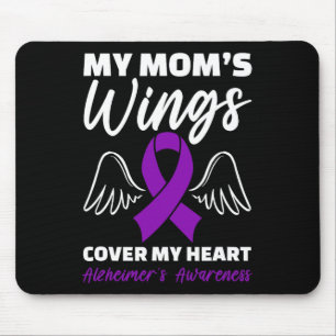 Heimers Awareness My Mama Wings Cover My Heart Mousepad