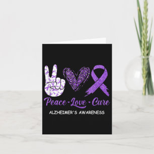 Heimers Awareness Peace Liebe Cure Leopard Karte