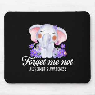 Heimers Bewusstsein Vergiss Nicht Blume Lila Mousepad