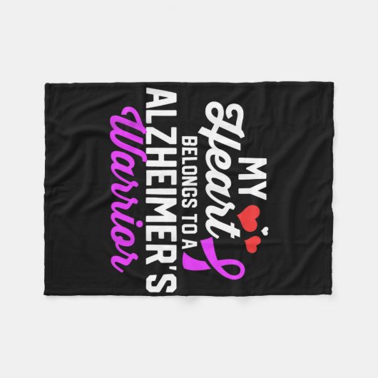 Heimers Warrior Survivor Support Sensibilisierung Fleecedecke (Vorderseite (Horizontal))