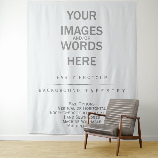 Heimfotografie-Hintergrund - 88"x104" Wandteppich (Beispiel)