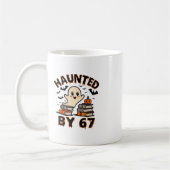 Heimgesucht 67 Meme Six Seven 6-7 Lustiger Interne Kaffeetasse (Links)