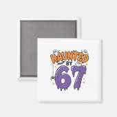 Heimgesucht 67 Meme Six Seven 6-7 Lustiger Interne Magnet (Vorderseite/Rückseite)