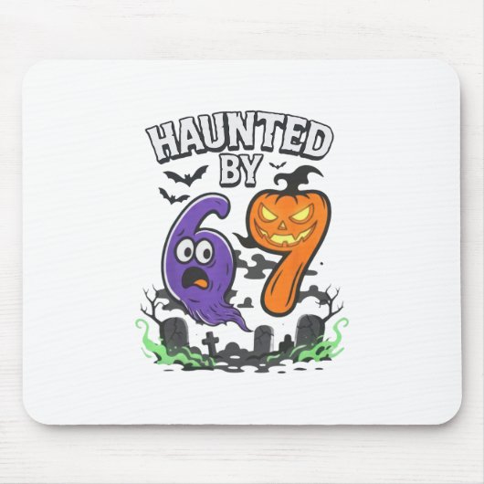 Heimgesucht 67 Meme Six Seven 6-7 Lustiger Interne Mousepad (Vorne)