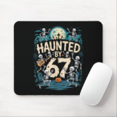 Heimgesuchte Sechs Sieben 6 7 Meme 67 Skeletthand Mousepad (Mit Mouse)