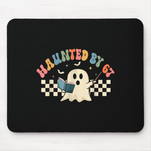 Heimgesuchte Sechs Sieben 6 7 Meme 67 Skeletthand Mousepad (Vorne)