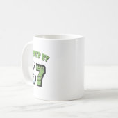 Heimgesuchter 67 Meme Sechs Sieben 6-7 Lustiger In Kaffeetasse (Vorderseite Links)