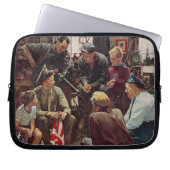 Heimische Marine Laptopschutzhülle (Vorderseite)