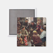 Heimische Marine Magnet (Vorderseite/Rückseite)