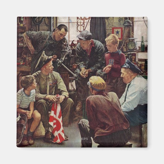 Heimische Marine Magnet (Vorne)