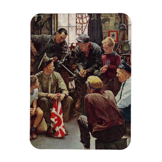 Heimische Marine Magnet (Vertikal)