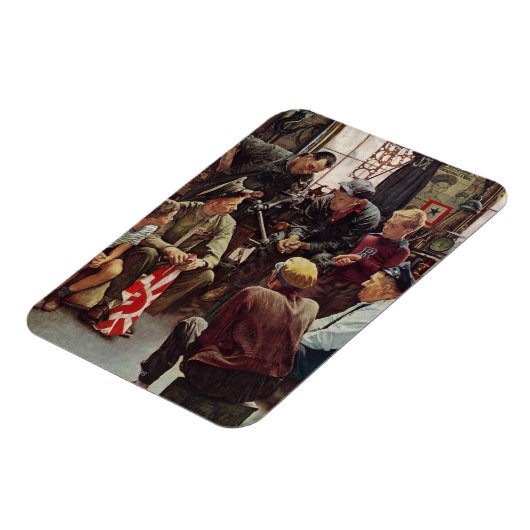 Heimische Marine Magnet (Linke Seite)