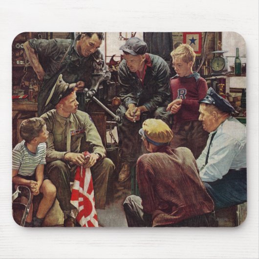 Heimische Marine Mousepad (Vorne)