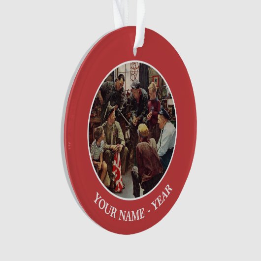 Heimische Marine Ornament (Vorderseite)