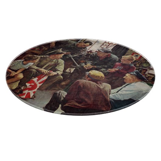 Heimische Marine Schneidebrett (Ecke)