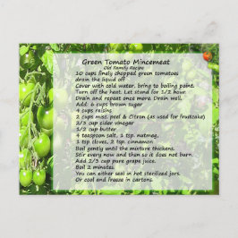Heimische Mincemeat Rezept Postkarte