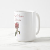 Heimische Monarda-Pflanzenblumen  Kaffeetasse (VorderseiteRechts)