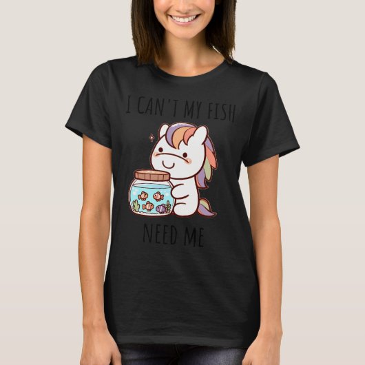 Heimischer Fisch Pferd T-Shirt (Vorderseite)