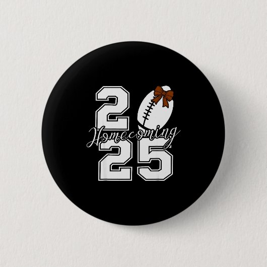 Heimkehr Hoco 2025 Schulteam-Geist-Wiedersehensfei Button (Vorderseite)