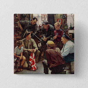 Heimkehr-Marinesoldat Button