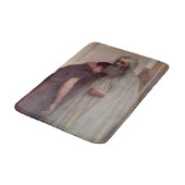 Heimkehr (Vater und Sohn) Badematte (Schrägansicht)