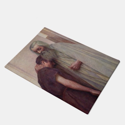 Heimkehr (Vater und Sohn) Fußmatte (Schrägansicht)