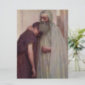 Heimkehr (Vater und Sohn) Karte (Stehend Vorderseite)