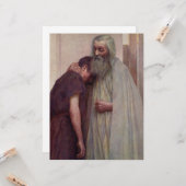 Heimkehr (Vater und Sohn) Karte (Vorderseite/Rückseite Beispiel)