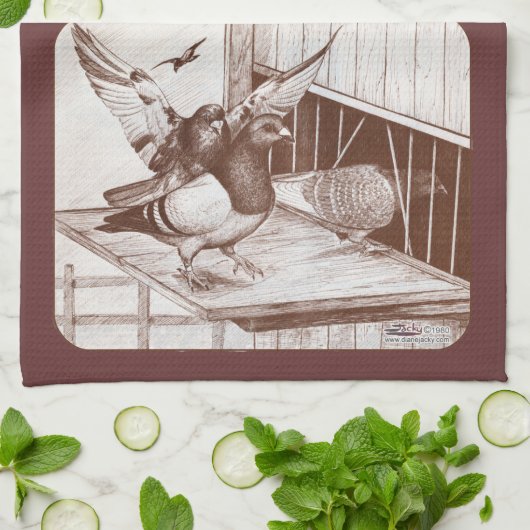 Heimkinder Geschirrtuch (Gefaltet)