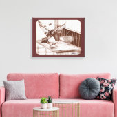Heimkinder Leinwanddruck (Insitu (Wohnzimmer))
