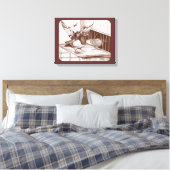 Heimkinder Leinwanddruck (Insitu (Schlafzimmer))