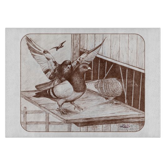 Heimkinder Schneidebrett (Vorderseite)