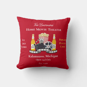 Heimkino-Popcorn-Klappe Film Kissen