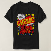 heimlich hoffend Chemo gibt mir Superkräfte Brust T-Shirt (Design vorne)