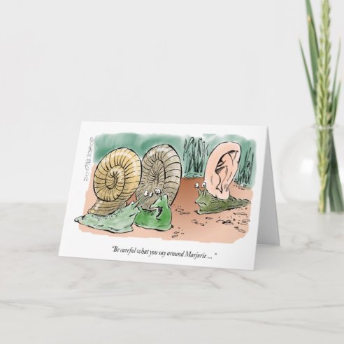 Schnecke Geburtstagskarten Zazzle.de