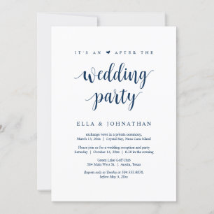 Heimliche Hochzeit, Es ist eine Party nach der Hoc Einladung